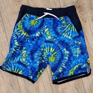 NWOT Boys Lands' End  swim trunks size 8 mesh short lining inside
